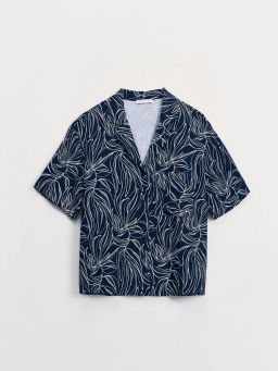 Вискозная блуза с принтом ZR2605012014-202 / Zarina