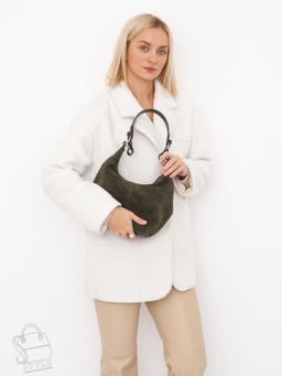 Сумка женская кожаная 88017NN coffee Natale Navetta