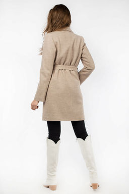 Пальто женское демисезонное (пояс) - El podio фото 6