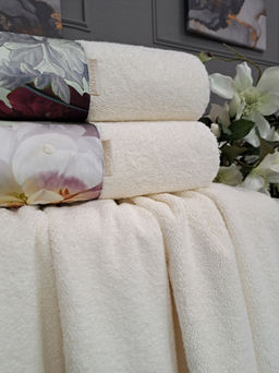 Полотенце Adora Фрезия мята (молоко) 50х90см - Kazanov.a. фото 3