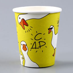 Цена за 10 шт. Стакан бумажный Гусь, 250 мл