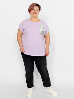 CRB wear/CSLW 60273-45 Футболка женская,лаванда/Ex.Cherubino  фото 2