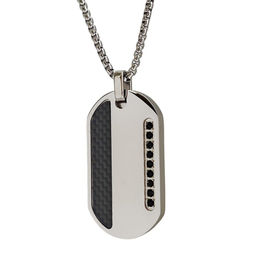 Кулон из стали на цепочке