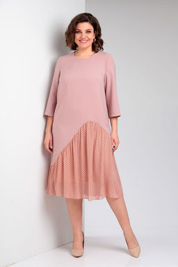 Платье Liona Style 756 персиковый