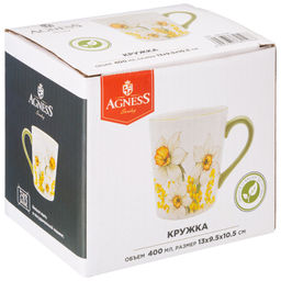 КРУЖКА AGNESS SUNDAY 12*9*10 СМ 300 МЛ  фото 2