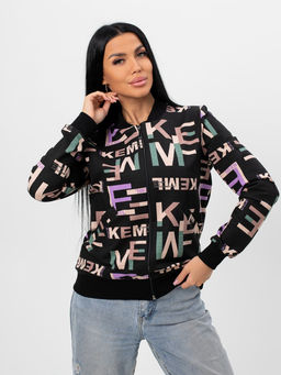 Бомбер женский на молнии - Милана фото 22