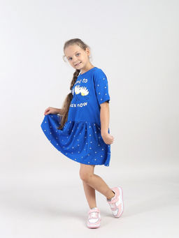 CRB wear / CWKG 63935-42 Платье для девочки,синий  фото 2