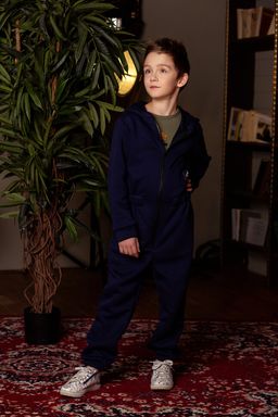 Футер 3х нитка С НАЧЕСОМ комбинезон с капюшоном - Knitka wear фото 6