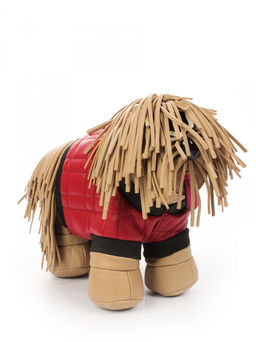 LACCOMA сумка ИГР2501-болонка-хаки-красный эко кожа