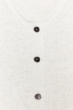 CHAQUETA PUNTO GRUESO / Crudo - Zara фото 5