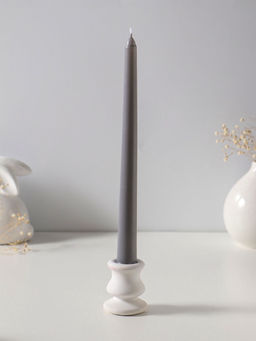 Свеча античная 25 см (набор 3 шт) 58 гр, 7 ч, цв. серый