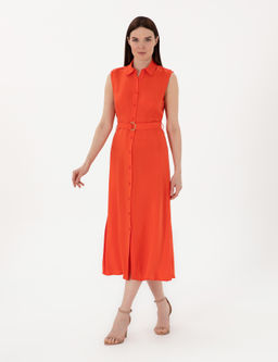 K_rm_z_ Regular Fit Dokuma Elbise
