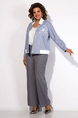 Костюм Liliana 1350-Бр-Пн небесный+серый
