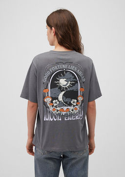 Bask?l? Lacivert Tisort - Mavi фото 4