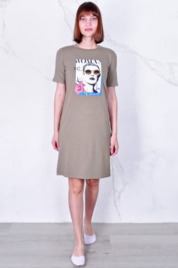 Арт. 8608 Туника женская 42-50 (5 шт) Цвет:коралловый - Калинка фото 32