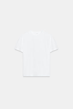 MERCERISED COTTON T-SHIRT - Zara фото 25