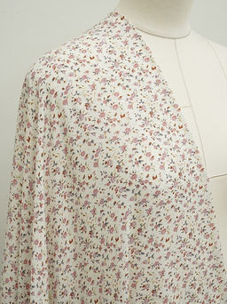 Штапель Бетти цв.кремовый, ш.1.45м, вискоза-100%, 100гр/м.кв - Купава фото 10