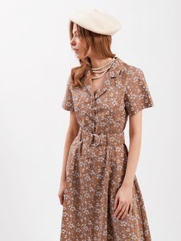 ВИДЕООБЗОР Платье  из 100% ХЛОПКА с V-образным вырезом