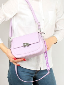 Сумка женская искусственная кожа Ch&K-8630, 1отд, плечевой ремень, сирень SALE 255074 - Adelia фото 10