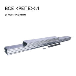 Грядка оцинкованная, 585×100×34 см, Greengo
