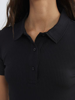 Polo Yaka Fitilli Kad?n Ti??rt