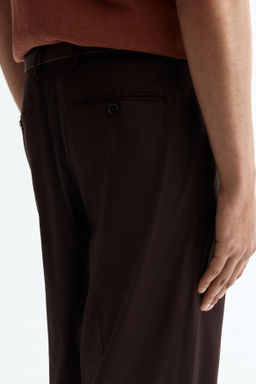 Pantal?n sastre en mezcla de lino Relaxed Fit - H&m фото 6