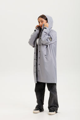 Плащ-дождевик (серый)