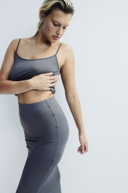 Maxifalda de microfibra - H&m фото 4