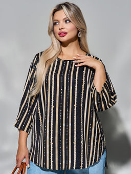 Блузка 0220-1 фиалковый - Dora фото 64