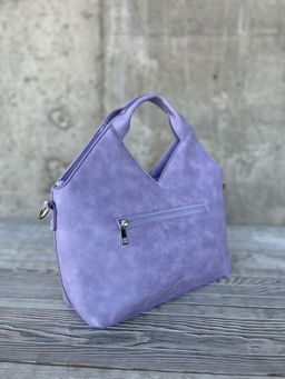 Женская сумка из эко кожи 0025 Светло-Фиолетовый - Sergio valentini фото 4