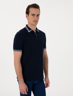 Lacivert Slim Fit Ti__rt