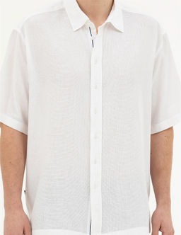 Beyaz Oversize K_sa Kollu G_mlek - Pierre cardin фото 6