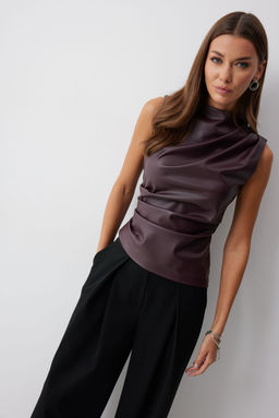 Блуза LYUSHe 4239 бордо фото 5