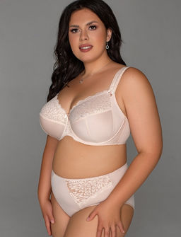 Бюстгальтер Б 711 БР maxi Серебристый пион