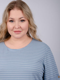 Платье "Волна", туман (М)