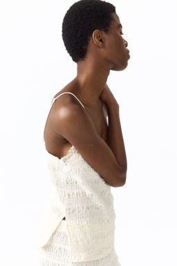 Top de tirantes en punto texturizado - H&m фото 5