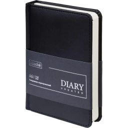 Ежедневник недатированный ATTACHE Classic А6, 136л, черный  фото 2