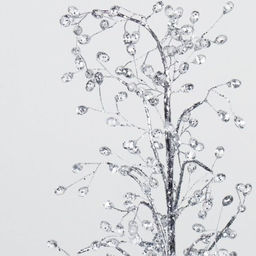 Цветок декоративный стеклярус 50 см на подставке / SA20227/2 /уп 50/200/* - Галеонтрейд фото 2