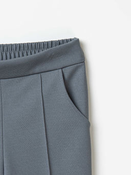 Брюки зауженные Серые для девочки 7+ - Bungly фото 3