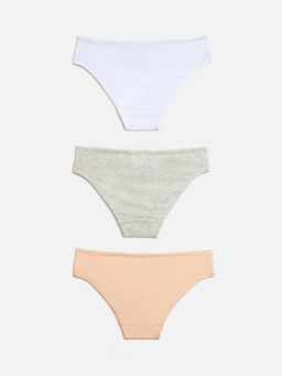 ACOOLA / Трусы детские для девочек 3шт Vivianna ассорти  фото 7