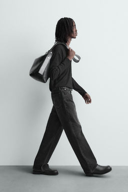 STRAIGHT-LEG JEANS WITH STUDS - Zara фото 6