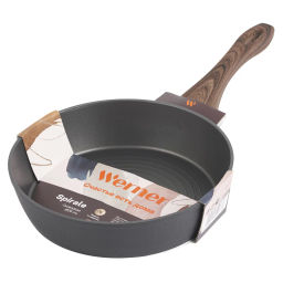 50271 WERNER Сковорода SPIRALE 26х6,3см с высокими бортиками, с индукционным дном, двуслойным антипригарным покрытием Xylan Whitford. Бакелитовая ручка с покрытием Soft Touch. Материал: кованый алюмин  фото 6