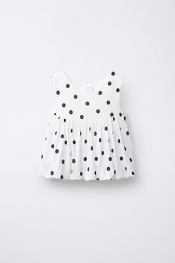 POLKA DOT BALLOON T-SHIRT