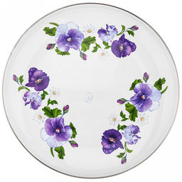 "Анютины глазки" Блюдо эмалированное 2,5л (Россия)