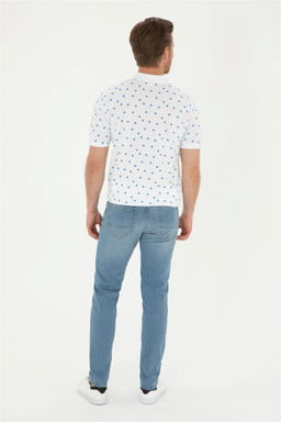 U. S. Polo Assn / Мужские голубые джинсовые брюки - U.s. polo assn фото 4