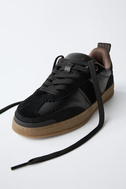 LEATHER SNEAKERS - Zara фото 3