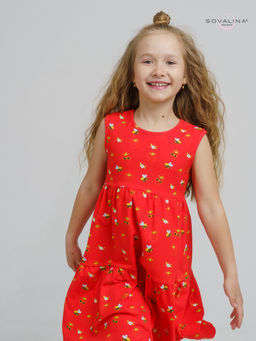 Сарафан Мия пчелки на красном - Sovalina фото 6