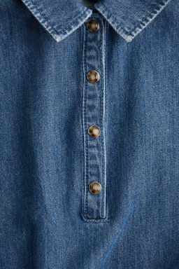 Vestido denim con cord?n de ajuste - H&m фото 4