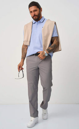 Поло F511-07-105 l.blue - Fine joyce фото 8