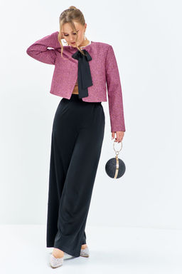 Костюм Euro Moda 664 розовый, черный